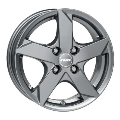 Abbildung von RIAL 4 loch 15Zoll 108mm Alufelge Kodiak Graphit KK60523P22 7 Felge
