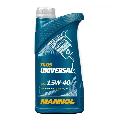 Abbildung von Mannol Universal 15W 40 1l Motoröl MN7405 1 VOLKSWAGEN: Polo IV Hatchback, TOYOTA: Avensis II Station Wagon, RENAULT: MEGANE 2 Coupe Cabriolet