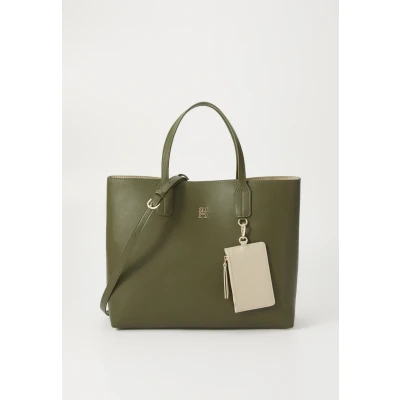 Abbildung von Tommy Hilfiger ICON Satchel Shopping Bag, Damen, Größe: One Size, Huntsman green
