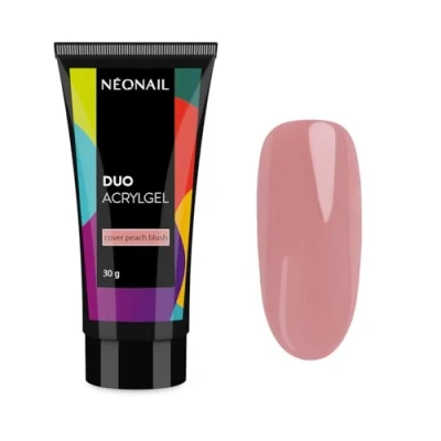Abbildung von NEONAIL DUO Acrylgel Cover Peach Blush Polygel Nägel Gel für Acryl Nagelverlängerung Poly 30 g