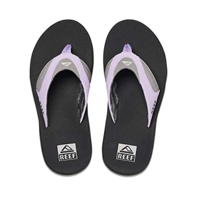 Abbildung von Reef Damen Fanning Zehentrenner, Grau (Grey/Purple Gpp), 40 EU