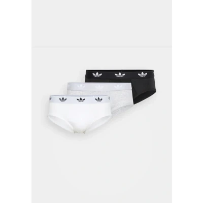 Abbildung von adidas Originals Brief 3 PACK Slip, Herren, Größe: 43 45, Grey melange/black/white