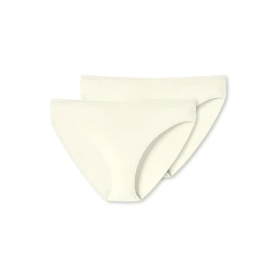 Abbildung von Schiesser Uncover Damen Tai Slip 2 Pack Off White Größe L
