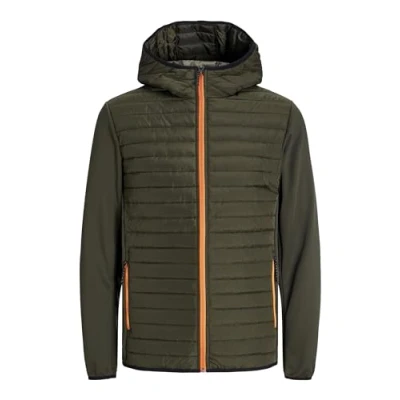 Abbildung von JACK &amp; JONES Herren JjemGewatteerde Noos Jacke 12182242,Rosin/Detail:Set in Sleeves and Marmelade Contrast,M