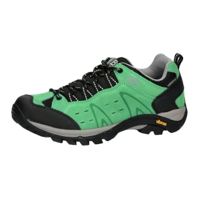 Abbildung von Brütting Unisex Mount Bona Low Trekking &amp; Wanderhalbschuhe, grün/schwarz, 38 EU