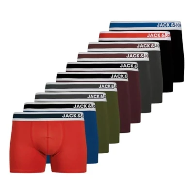 Abbildung von JACK &amp; JONES Jimmy Solid Trunk Boxershorts Herren (10 Pack) XXL