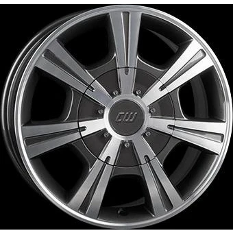 Abbildung von BORBET 5 loch 17Zoll 120mm Alufelge CH Antraciet / Poliert 495556 Felge