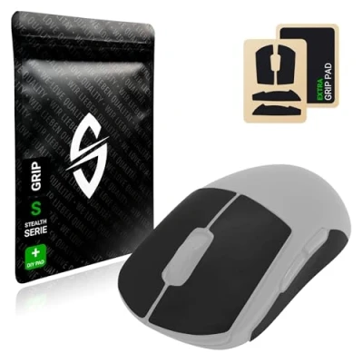 Abbildung von SensoryBoost Grip Tape Set für Logitech G PRO Wireless (+ extra Pad) Schweißabsorbierend, extrem rutschfest, Ultradünn (0.5mm) Selbstklebend &amp; Rückstandsfrei Gaming Maus Zubehör