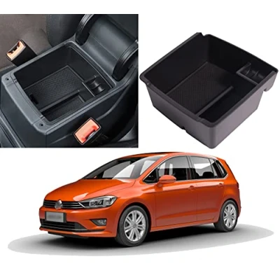 Abbildung von Aufbewahrungsbox Organizer Mittelkonsole Für Armlehne Golf SV Sportsvan 2014 2020