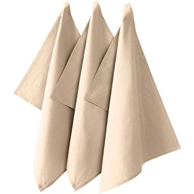 Abbildung von REDBEST Geschirrtuch, Küchentuch, Geschirrtücher 3er Pack, Spar Set, Seattle, 100% Baumwolle rot Größe 50x70 cm saugstarke, strapazierfähige Qualität, mit Aufhängung (weitere Farben)
