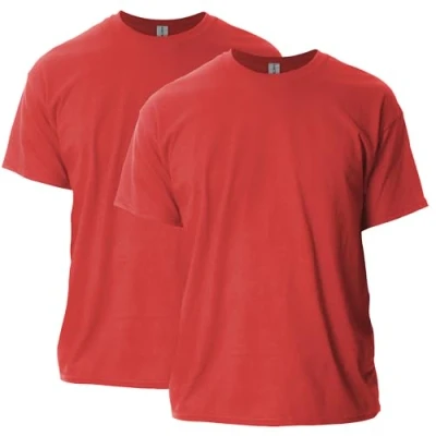 Abbildung von Gildan Unisex Erwachsene Ultra Cotton, Style G2000, Multipack T Shirt, Rot (2er Pack), XL