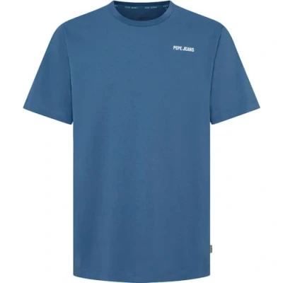 Abbildung von Pepe Jeans Aaron Tshirt print, Herren, Größe: Medium, Sea blue