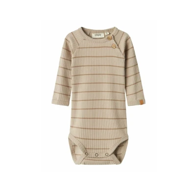 Abbildung von Lil&#039; Atelier Langarm Body für Kinder, Größe: 56, Pure cashmere