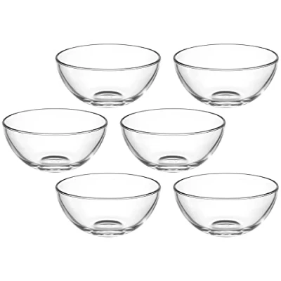 Abbildung von LEONARDO HOME Cucina Schale, 6 er Set, 540 ml, Durchmesser 14 cm, mikrowellengeeignet, Klarglas, 066326