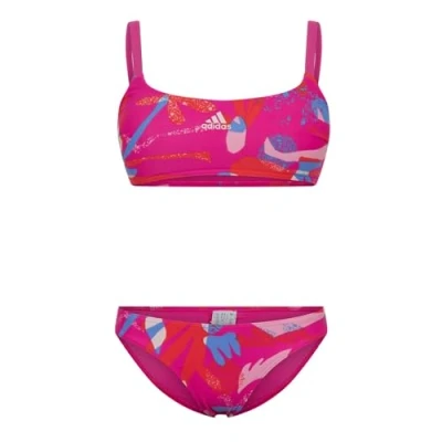 Abbildung von adidas Damen Bikini Set Flower AOP BIK, Lucid Fuchsia, IM1247, 40