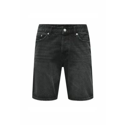Abbildung von ONLY &amp; SONS Herren ONSEDGE 2047 AZG DNM Shorts Jeansshorts, Black Denim, L