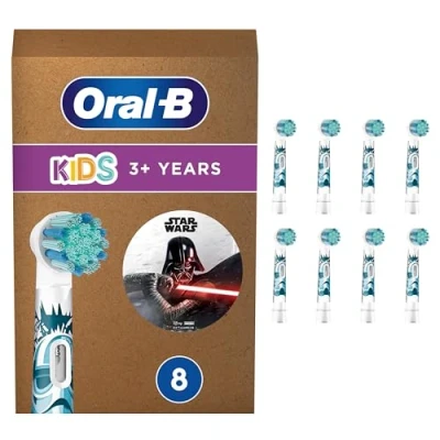 Abbildung von Oral B Aufsteckbürsten »Kids Star Wars«, extra weiche Borsten, ab 3 Jahren, Design kann variieren, 8 Stück