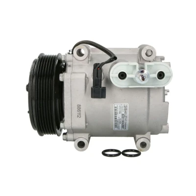 Abbildung von NRF EASY FIT 32723 Kompressor Scroll90 12 PAG 46 mit Kompressoröl, Dichtring FORD: FIESTA 6, 6 Van, MAZDA: 2 Hatchback