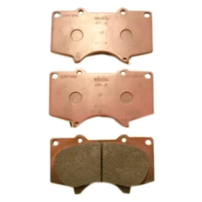 Abbildung von ASHIKA 50 02 205 Bremsbelagsatz Vorderachse TOYOTA: HILUX 3 Pick up, Land Cruiser Prado 120, 150, MITSUBISHI: PAJERO 4