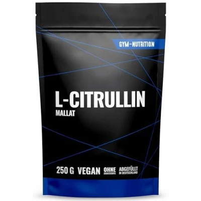 Abbildung von L CITRULLIN Malat Pulver 2:1 Hohe Reinheit Hochdosiert Vegan Abgefüllt In Deutschland Rein &amp; ohne Zusätze aus pflanzlicher Fermentation Premium 250g Aminosäure
