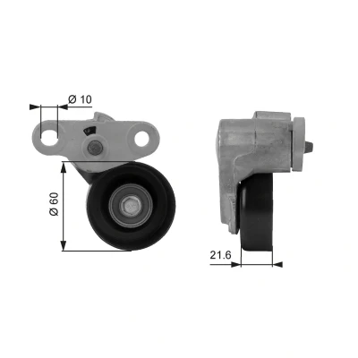 Abbildung von GATES T38159 Spannrolle FleetRunner Micro V Stretch Fit