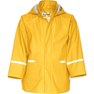 Abbildung von Playshoes Unisex Kinder Regenjacke Wind Und Wasserdicht Regenmantel Regenbekleidung, Gelb, 98 EU