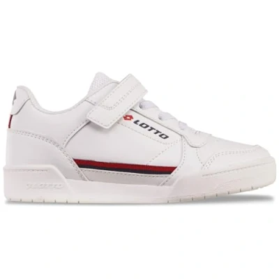 Abbildung von Lotto Unisex Kinder Sneaker, White Red, 33 EU