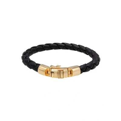 Abbildung von Kuzzoi Chunky Braided Armband goldcoloured, Herren, Größe: 23, Gold coloured