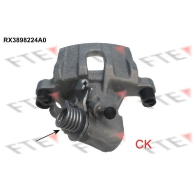 Abbildung von FTE 9290630 Bremssattel grau Aluminium Hinterachse rechts ohne Halter FORD: FOCUS 3 Turnier, C Max 2, KUGA VOLVO: V50, S40 II, V40 Hatchback