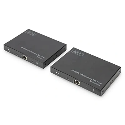 Abbildung von DIGITUS HDMI 2.0 KVM Extender Set, 70 m USB 1.1, Touch Panel Support
