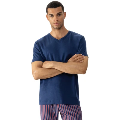 Abbildung von mey Nachtwäsche Shirt, Herren, Größe: Small, Neptune