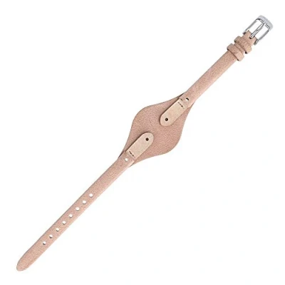 Abbildung von Fossil Uhrenarmband 8mm Leder Beige ES 2830 LB ES2830