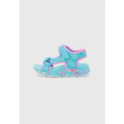 Abbildung von Skechers Mermaid Dreams Riemensandalette blue/multicoloured für Kinder, Größe: 28, Blue/multi/coloured Schuhe