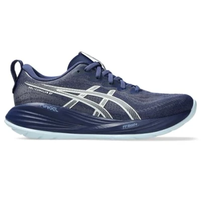 Abbildung von Asics Gelcumulus 27 Laufschuh Straße, Damen, Größe: 39.5, Indigo blue cool grey Schuhe