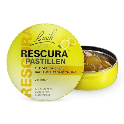 Abbildung von Bachblüten Original Rescura Pastillen Zitrone