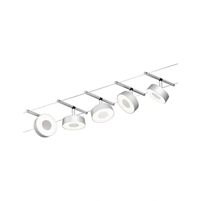 Abbildung von Paulmann Circle LED Seilsystem 5fl. chrom matt