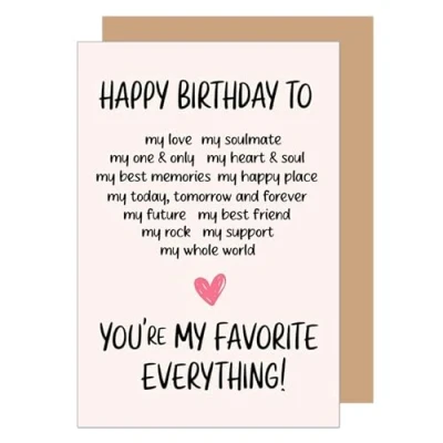 Abbildung von Edition Seidel Premium Geburtstagskarte mit Umschlag. Glückwunschkarte Grußkarte Karte Spruch Geburtstag Happy Birthday Mann Frau Freund Freundin (G3654 SW024)