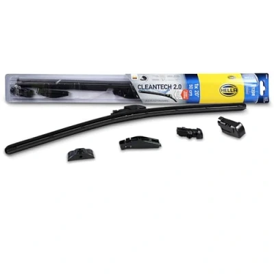 Abbildung von Scheibenwischer Hella Cleantech 9XW 358 061 201 500mm vorne Flachbalkenwischblatt BMW: X3, 3 Coupe, Saloon, AUDI: Q5, A4 B8 Avant, B9 Avant