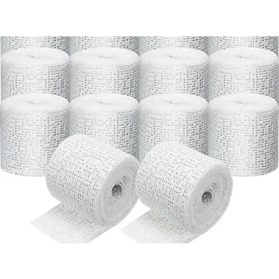 Abbildung von WANGZAIZAI Babybauch Gipsbinden 10er Set Schwanger Geschenk Gips Binden Abdruck Verband Gipsabdruck Gipsbinde Baby Bauch Basteln Modellbau schnelltrocknend(5cm x 3m)