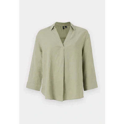 Abbildung von Vero Moda Vmlinn Bluse, Damen, Größe: XS, Seagrass