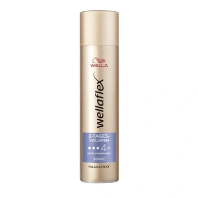 Abbildung von Wellaflex 2 Tages Volumen Haarspray Für Frauen Bis zu Tage flexibler Halt lang anhaltendes Styling Sanft zur Kopfhaut, dermatologisch getestet Vegane Formel Haltegrad 4 75ml