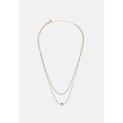 Abbildung von Fossil Sutton Halskette goldcoloured, Damen, Größe: One Size, Gold/coloured