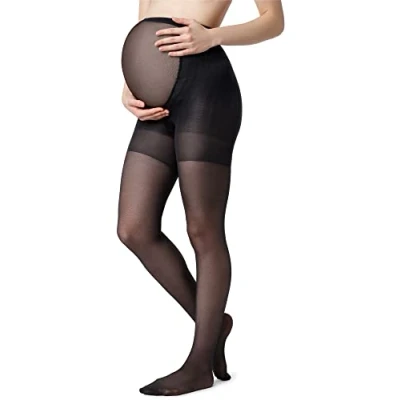 Abbildung von BE Mammy Umstandsstrumpfhose 40 DEN 1119 (Schwarz, M)