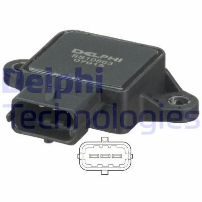 Abbildung von DELPHI SS10563 12B1 Drosselklappenpotentiometer HYUNDAI: Tucson, OPEL: Vectra B Estate, Omega Saloon