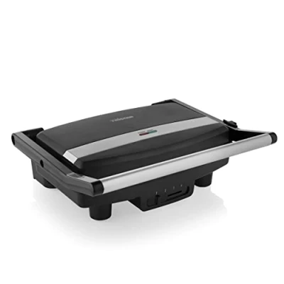 Abbildung von Tristar GR 2856 Kontaktgrill Anti Haftbeschichtung 1500 Watt Grillfläche mit 28x19 cm Schwarz