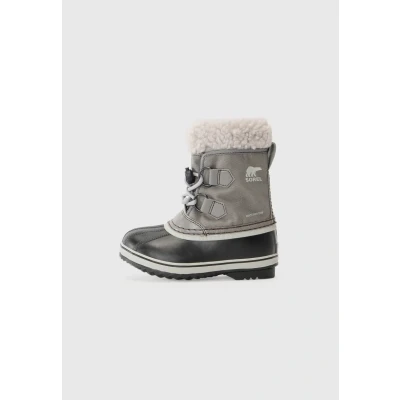 Abbildung von Sorel Yoot Pac Nylon WP wasserdichte Schneestiefel, Quarry/Dove Youth Collection 2024, 32 EU