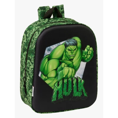 Abbildung von Marvel Avengers Der Unglaubliche Hulk 3D Mini Kinder Rucksack 6L, Schwarz/Grün