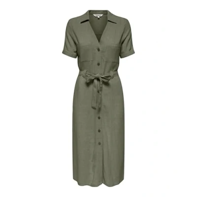 Abbildung von ONLY Onlsiesta Blusenkleid, Damen, Größe: XS, Deep lichen green