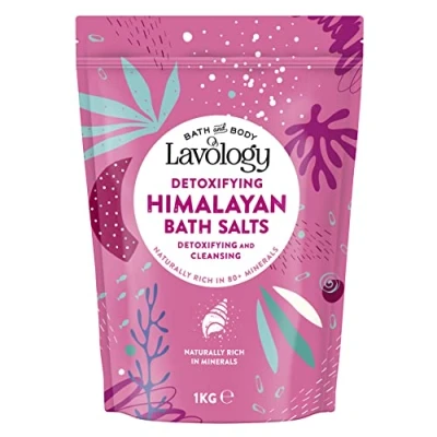Abbildung von Lavology HimalayaBade salz Alle natürlichen Inhaltsstoffe Entgiften, Reinigen, Entschlacken, 1kg