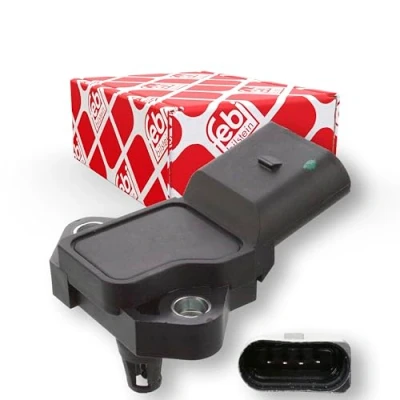 Abbildung von FEBI BILSTEIN 106023 Sensor, Saugrohrdruck VOLKSWAGEN: Golf 4, Transporter 5, Bora Saloon, SKODA: Roomster, Fabia 1 Combi, Octavia Combi